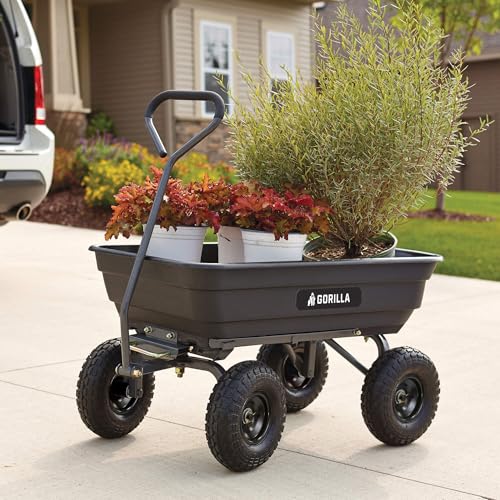 Poly Dump Cart (4-Cubic Feet / Pneumatic)