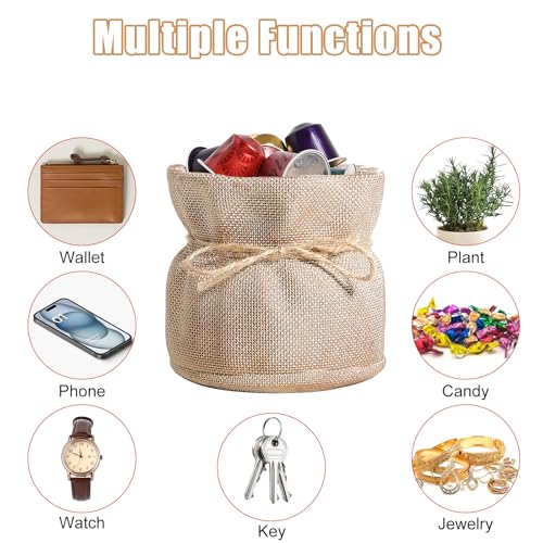 Candy Bowl for Office Key Bowl for Entryway Table Fall Candy Dish Plant Pots Indoor Flower Pots for Indoor Plants (Gold / Large)