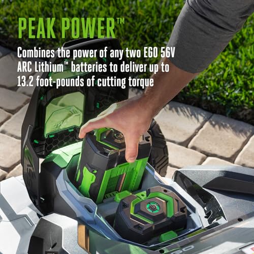 Electric Lawn Mower (30" / w/(2) 6.0Ah Batteries + Charger)