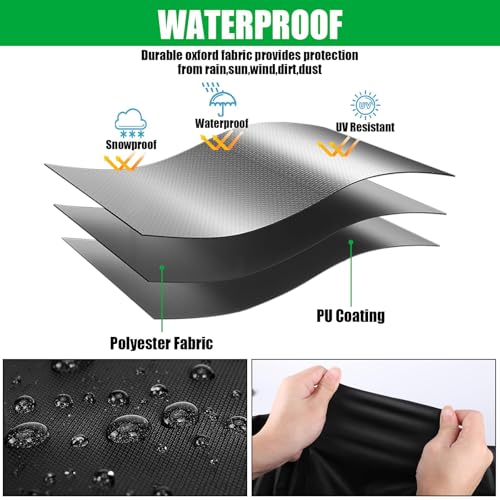 Outdoor Table Cover for 31 Inch Patio Prep Table Furniture (31" x 25" x 33")