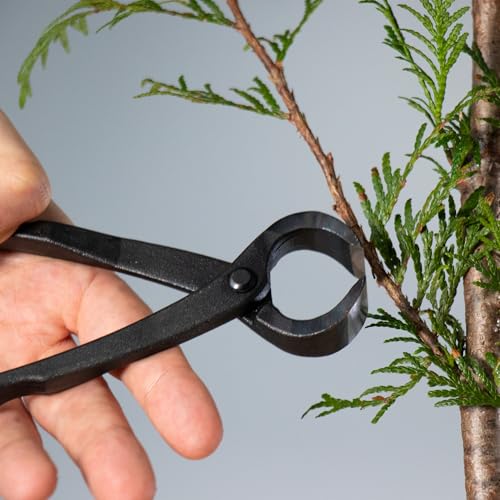 Hand Forged Bonsai Root Cutter 6.7in (Wave-grip)
