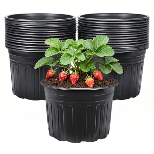 30 Pack 5 Gallon Flexible Plant Nursery Pots (5Gallon 30P)