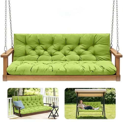 Porch Swing Cushions (Grass Green / 47x 40 inches)