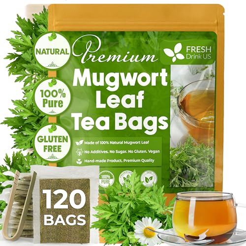 Premium 120 Bags Mugwort Leaf Tea (120 Tea Bags)