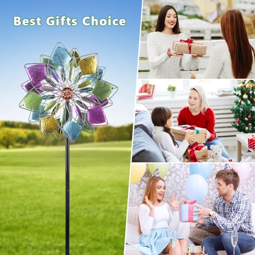 14”Outdoor Wind Spinner (13-Colorful)