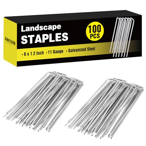 100 Pack Landscape Staples (6 Inch)