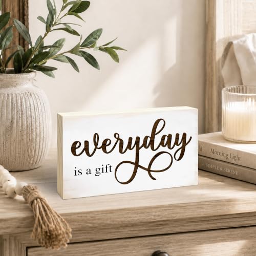 3x5 Inspirational Wooden Block Sign (Gift-1)