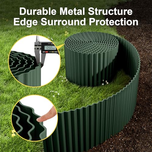Corrugated Metal Garden Edging (100 Foot)