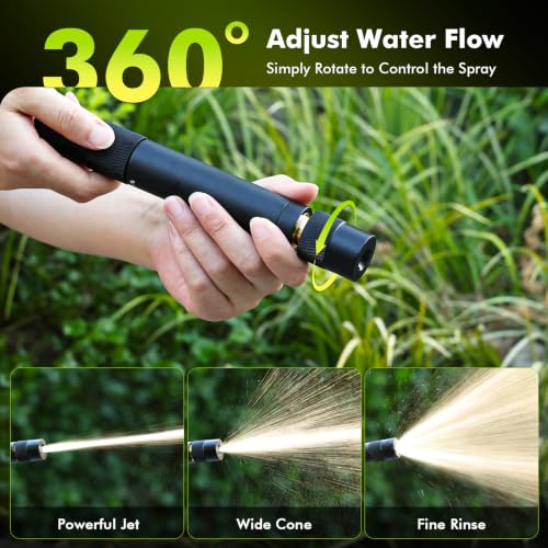 High Pressure Metal Hose Nozzle (M-Black / 3/4 inch)