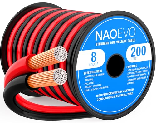 8 Gauge Wire 2 Conductors (200ft / 8AWG)