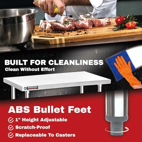 30x36 Stainless Steel Work Table (30" x 36" / Standard Table)