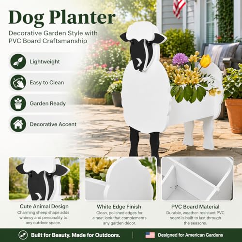 Small Sheep Planter Dog Planter Plant Pots