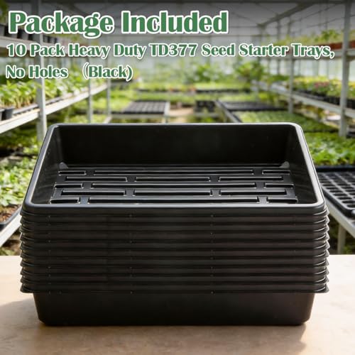 10 Pack Seed Starter Trays (54 Cells Bottom Tray-10P)