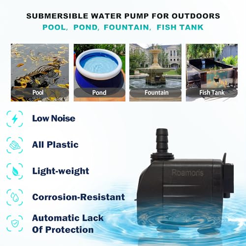 Automatic Fountain Pump With Level Sensor