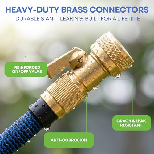 XpandaHose 75ft Expandable Garden Hose (75ft / Blue/Black)