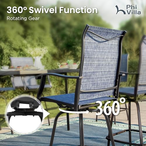 Outdoor Bar Stools Swivel Set of 4 (4 Count)