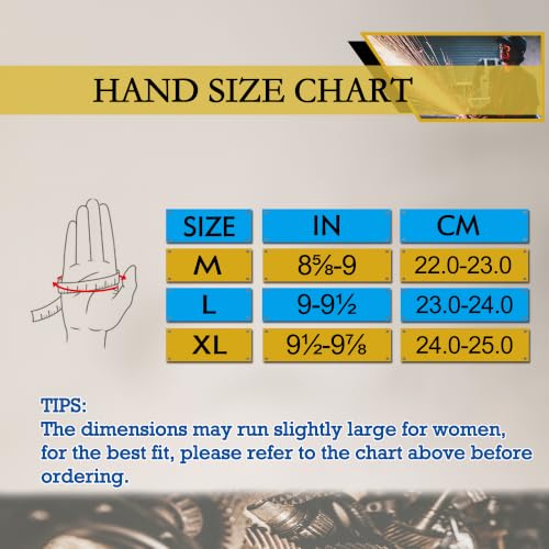 Leather Gardening Gloves (Coffee Brown (1 Pair) / X-Large)