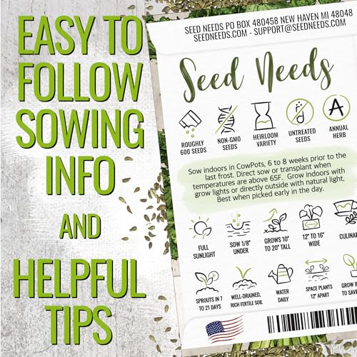 Herb Seeds to Plant Curly Parsley (5 Packs)
