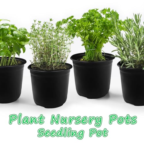 60Pcs 0.5 Gallon Plant Nursery Pots (60 Pieces 0.5 Gallon)