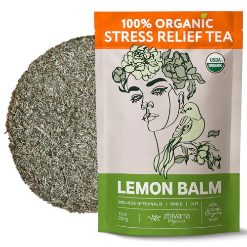 Lemon Balm Tea Organic Loose Leaf 10oz (10 oz)