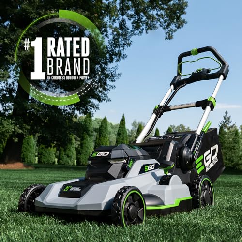 21" Cordless Electric Lawn Mower (21" / w/4.0Ah and 6.0Ah Batteries, Touch Drive)