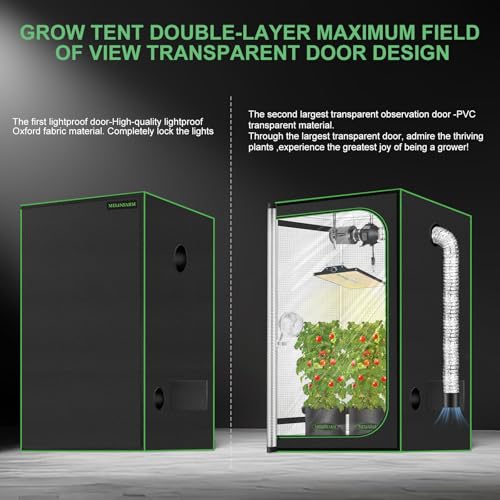 2x2 Grow Tent (24"x24"x48")
