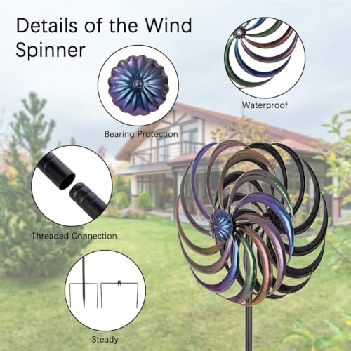 Wind Spinner Outdoor (Purple)