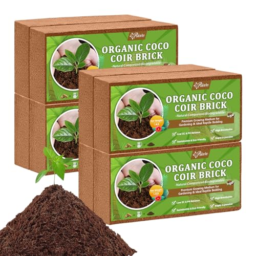 8pcs Organic Coco Coir Bricks (8 Count)