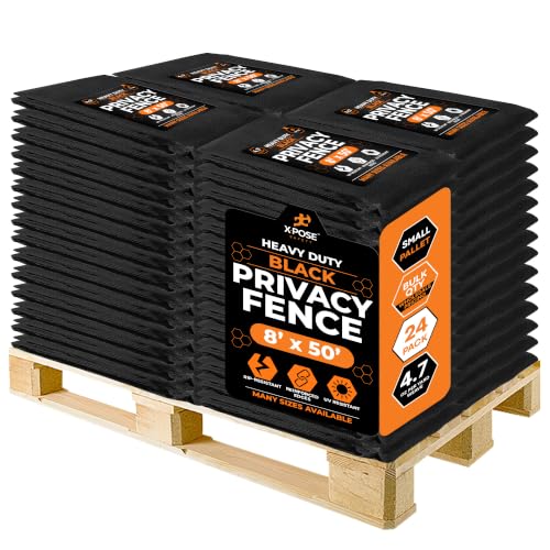 Privacy Fence Screen 8’ x 50’ (Black / 8' X 50')