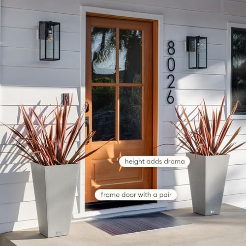 Pure Series Taper Planter (Gray / 24 inch - 1 Pack)