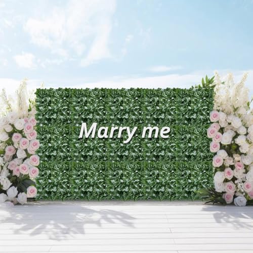 Artificial Ivy Privacy Fence Screen 60x100in Privacy Hedges Wall Faux UV