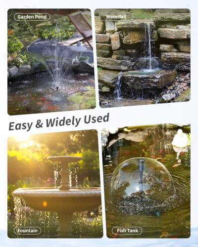 20W Solar Pond Filter with Fountain Pump (Solar Powered 20W)