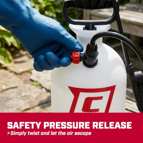 20075 1 Gallon Bleach Pump Sprayer for Cleaning & Disinfecting (1-Gallon Bleach Sprayer)