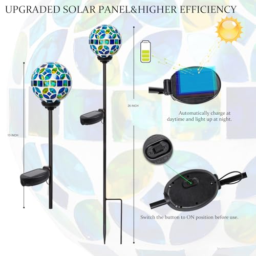 Decorative Solar Garden Lights (Green&Blue)