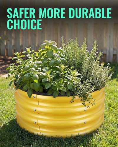 Raised Garden Bed (Yellow)