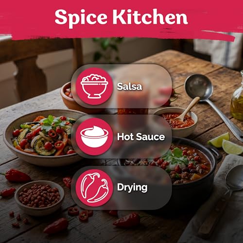 55 Hot Pequin Pepper Heirloom Vegetable Seeds for Planting
