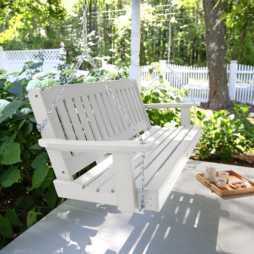 AD-PORL1-WHE Lehigh Porch Swing, 5 Feet, White
