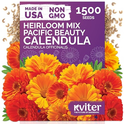 1500 Mix Pacific Beauty Calendula Seeds for Planting