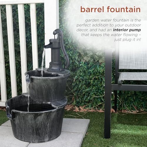 27" Tall Rustic Outdoor 2 (Gray Finish)