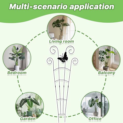 4 Pack 30 Inch Taller Plant Trellis for Potted Climbing Plants Indoor (30inch)