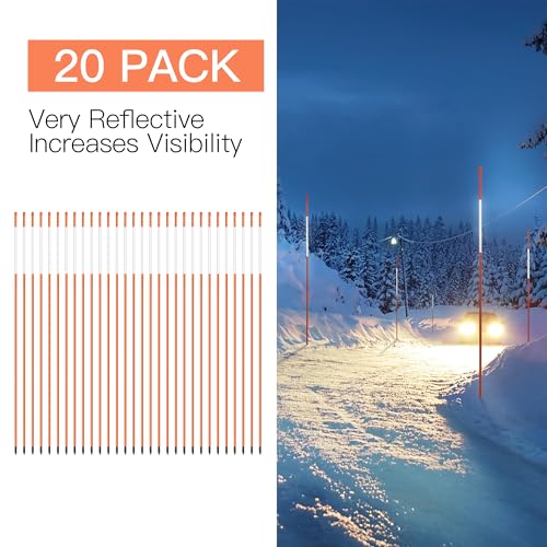 Driveway Markers 48 inch 20pcs