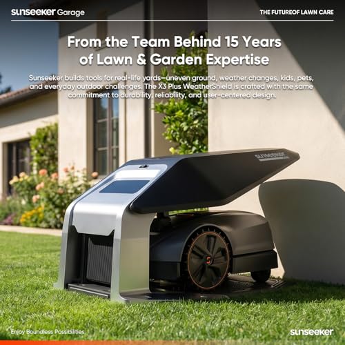 X3 Plus Robot Lawn Mower Garage