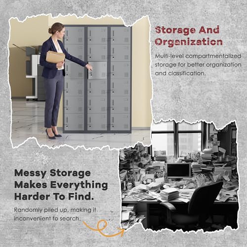 Employees Lockers (Grey / 6 Doors)