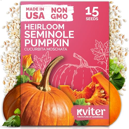 15 Seminole Pumpkin Heirloom Vegetable Seeds