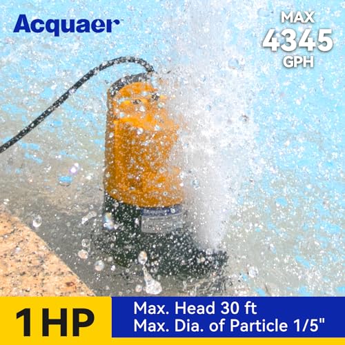 1HP Sump Pump (Orange)