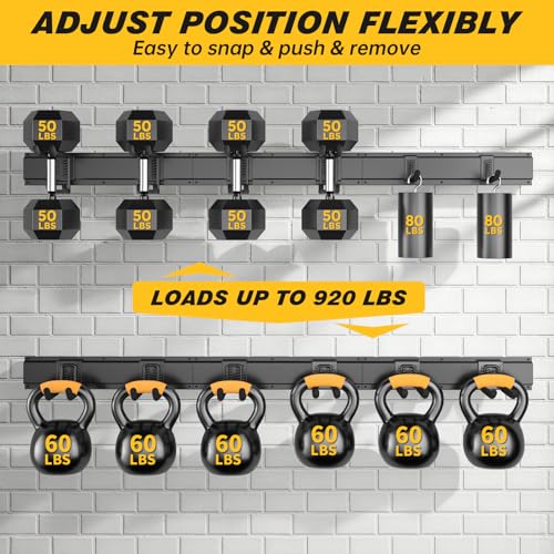 99 Inches Garage Storage (99" Alloy Steel with 6 Panels & 14 Hooks)