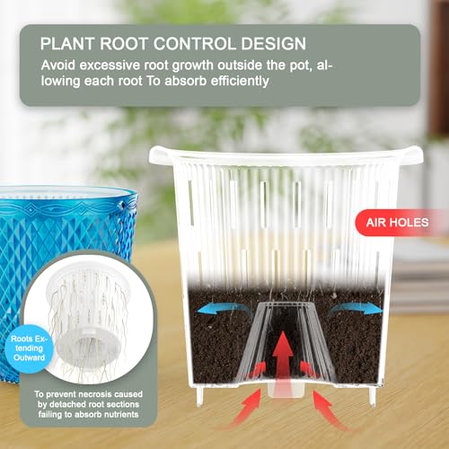 Hanging Planters for Indoor Plants (Klein Blue / 5.7in)