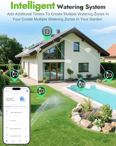 WiFi Hose Timer (1 Zone-WiFi-Brass Value)