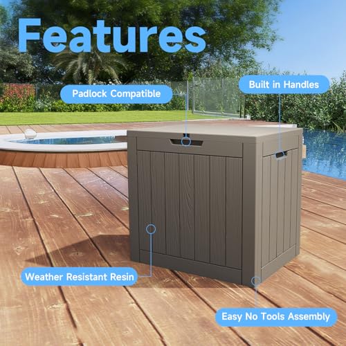 36 Gallon Deck Box (Grey / 36 gallon)