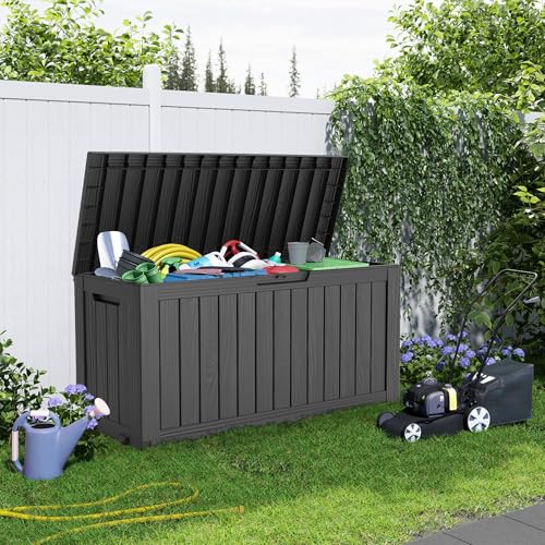 150 Gallon Resin Deck Box (Black / 150 Gallon)